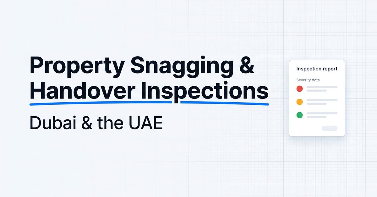 Sample Snagging Report Dubai | Fedari